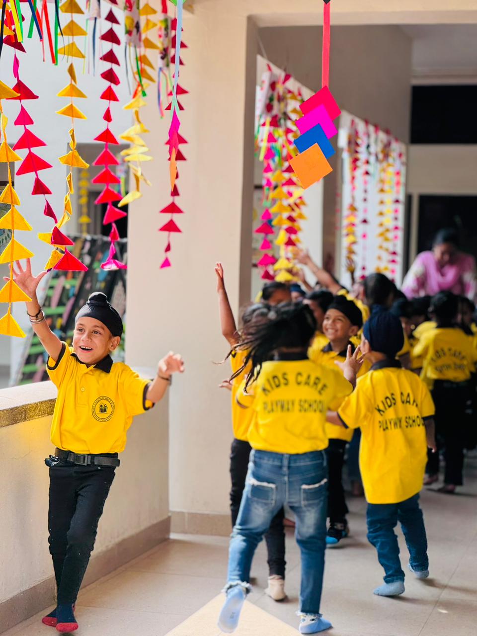 Modern Nursery School and Kids Care Playway School Have Joint Diwali Celebration! at Modern Senior Secondary School, Patiala